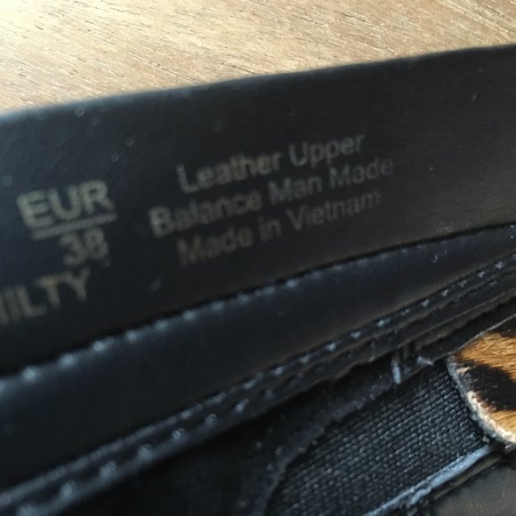 Sam Edelman Hilty Calf Hair Bootie Leopard Heeled Leather Boots size 8M-VGUC - Picture 5 of 5